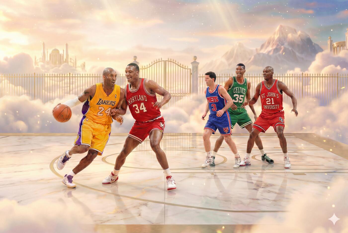 What if the legends were playing pickup in the afterlife?